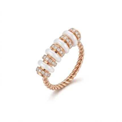 18K Gold Diamond Ring - 0.19ct