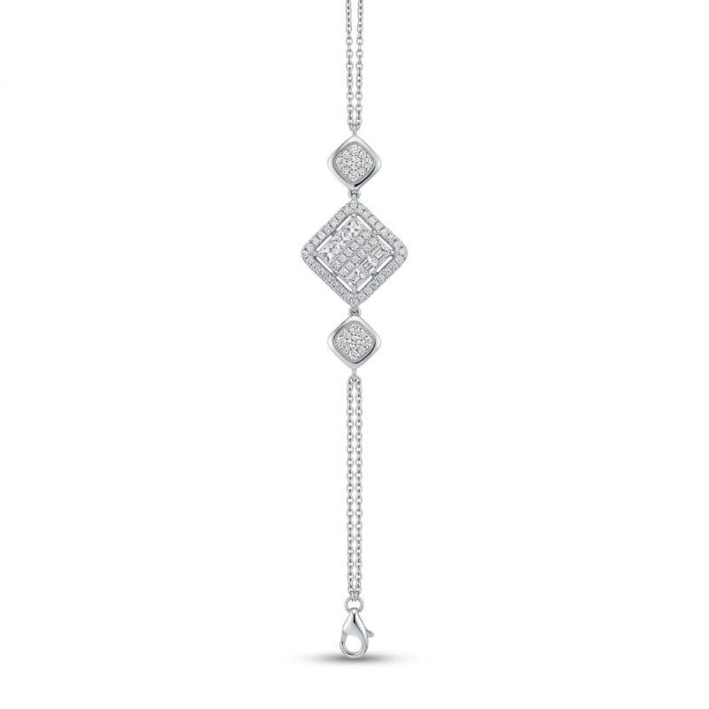 18K Gold Diamond Bracelet - 1.37ct