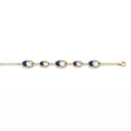 18K Gold Diamond Bracelet - 0.843ct