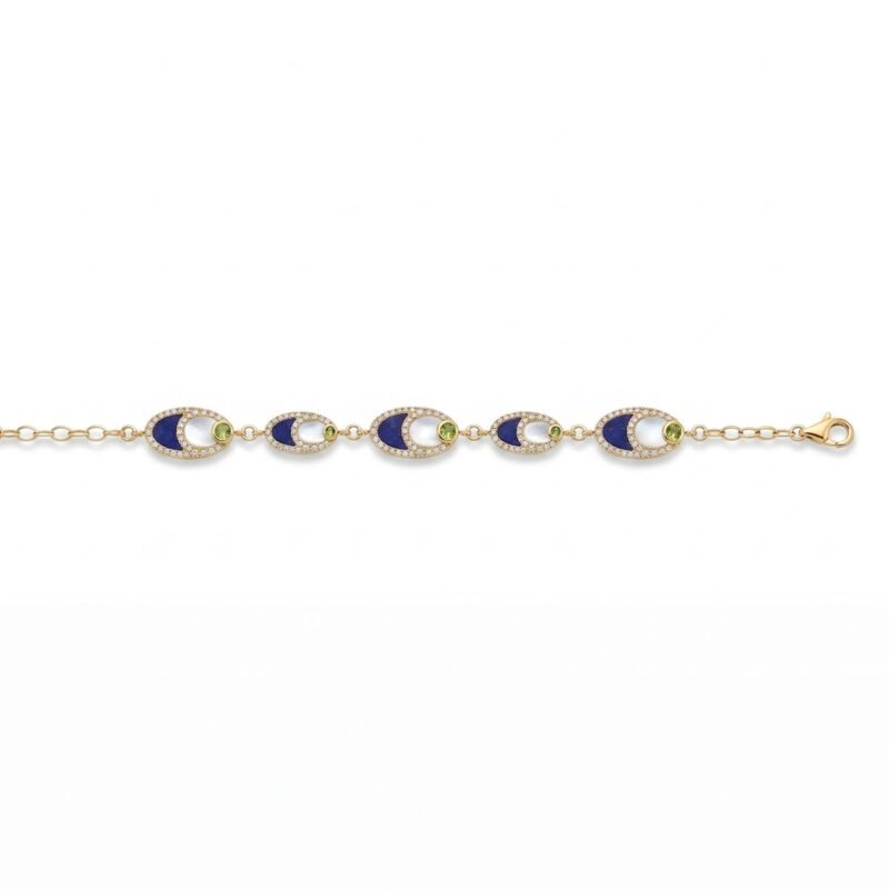 18K Gold Diamond Bracelet - 0.843ct