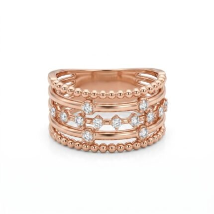 18K Gold Diamond Ring - 0.27ct