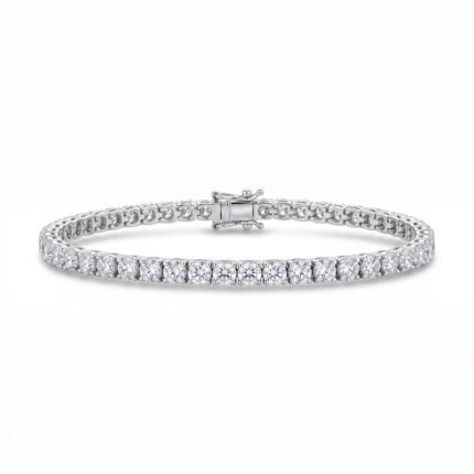 18K Gold Diamond Bracelet - 4.96ct