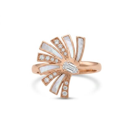 18K Gold Diamond Ring - 0.13ct