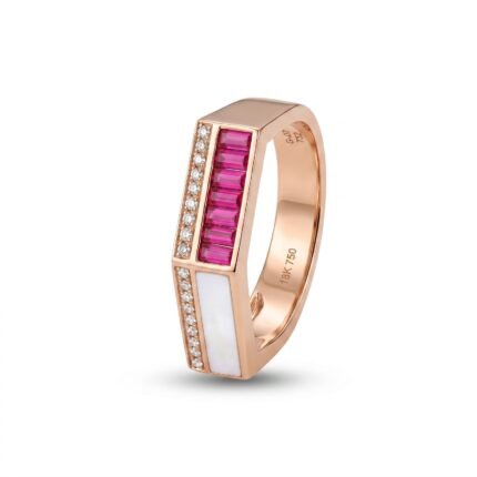 18K Gold Diamond Ring - 0.07ct
