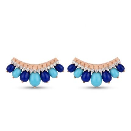 18K Gold Diamond Earrings - 0.32ct