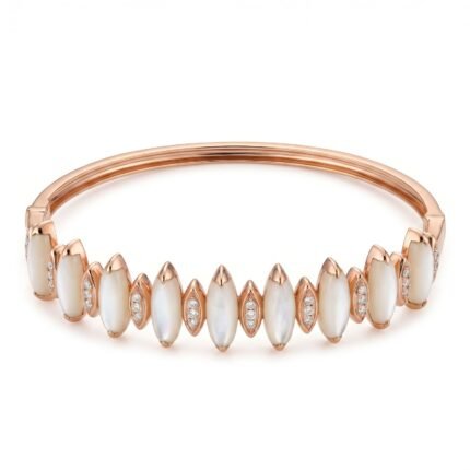 18K Gold Diamond Bangle - 0.25ct