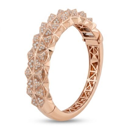 18K Gold Diamond Bangle - 2.30ct